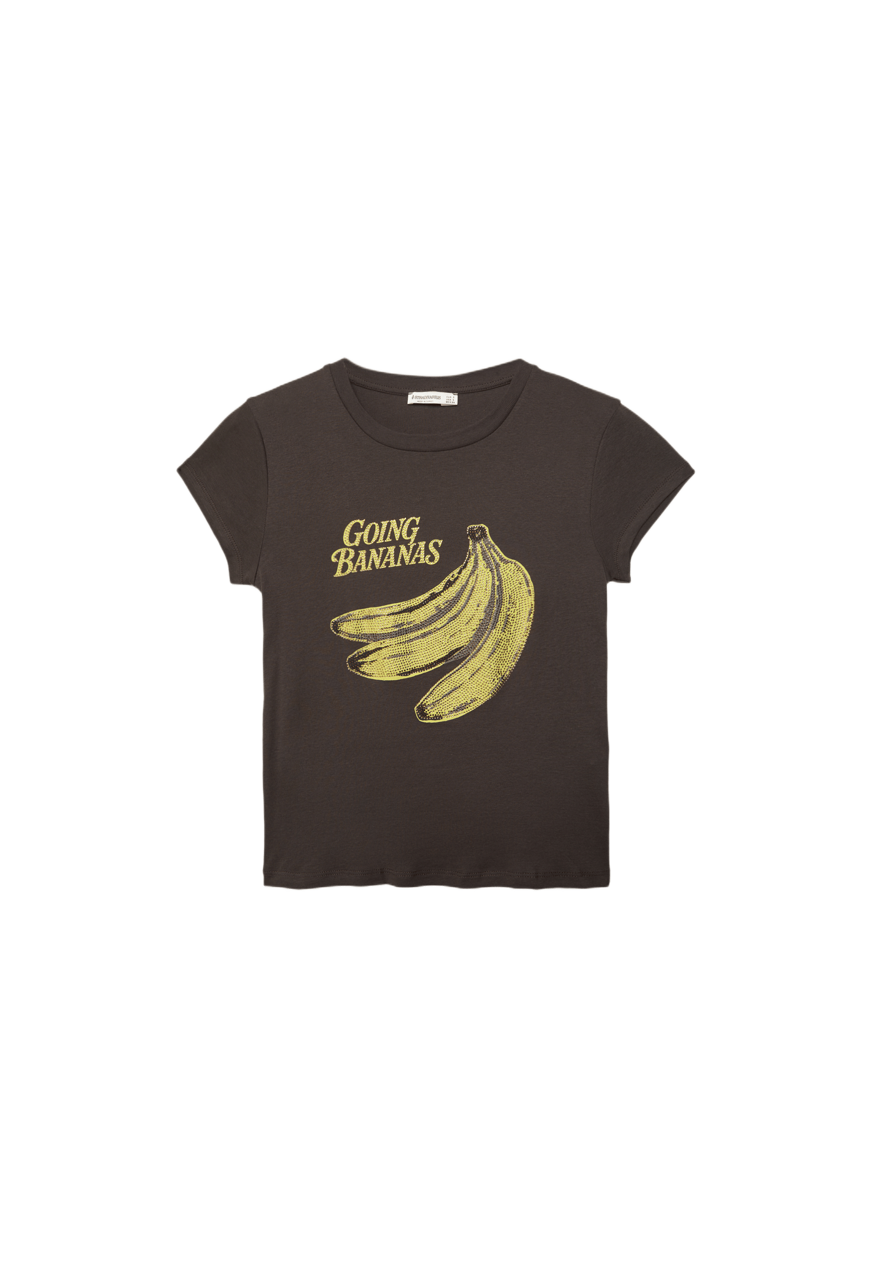 Short sleeve banana T-shirt — Brown
