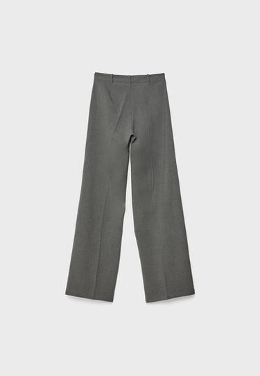 Wide-leg trousers — Dark grey 8