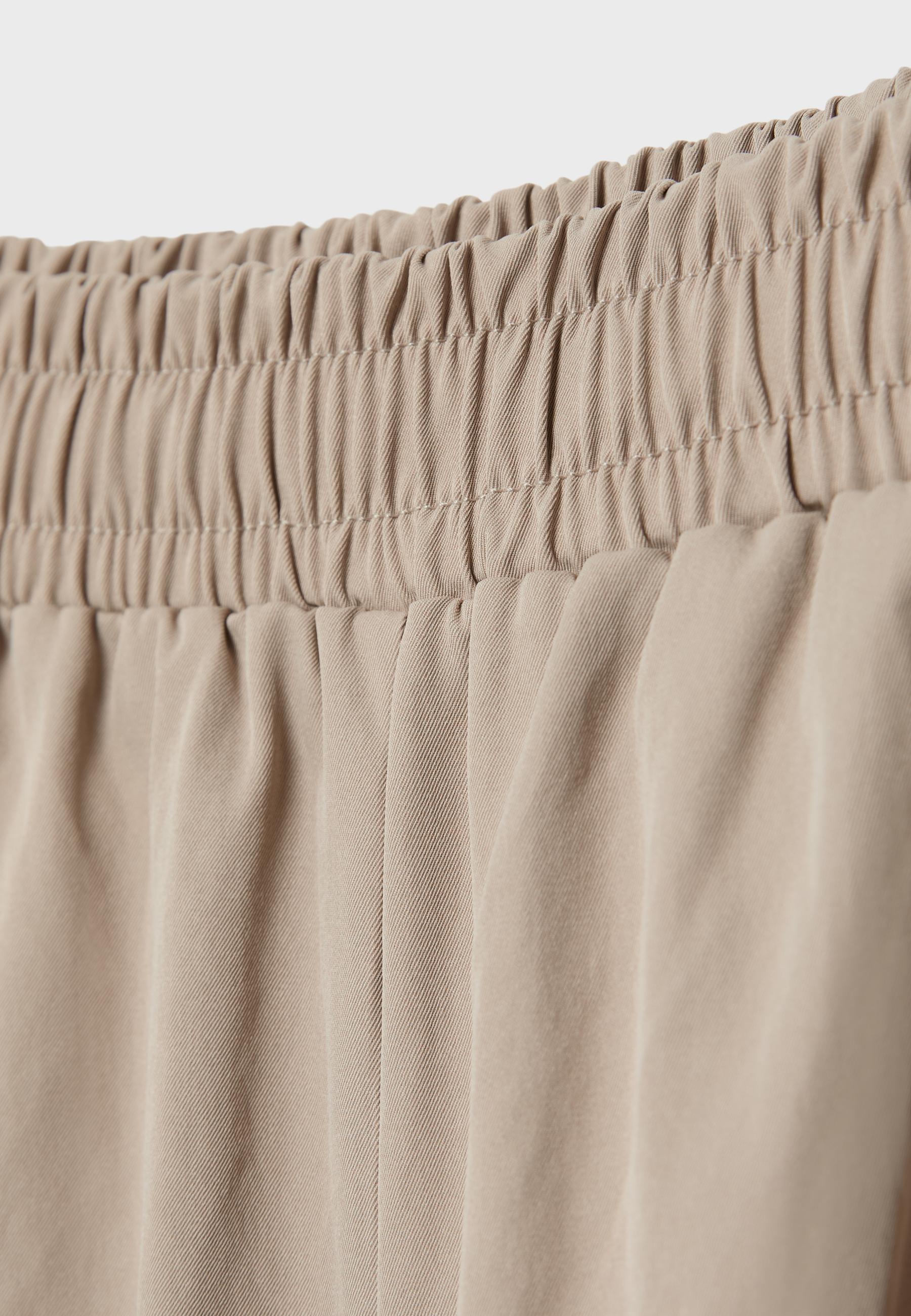 Technical balloon parachute trousers — Stone