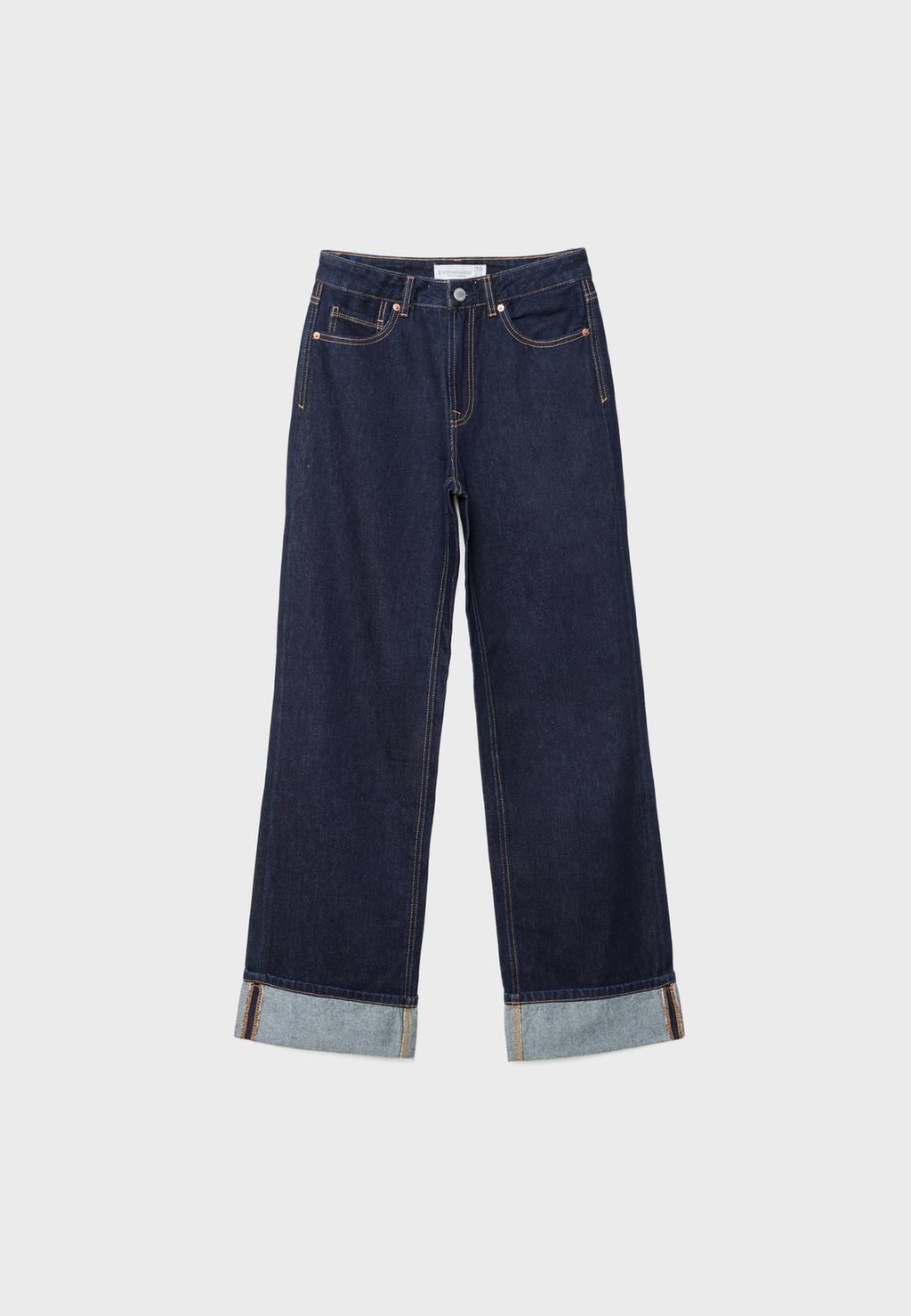 CECIL Wide Legs jeans met Flared Pijpen Neele - Mid Blue Wash | - Cotton Blues CECIL Wide Legs jeans met Flared Pijpen Neele - Mid Blue Wash | - Cotton Blues