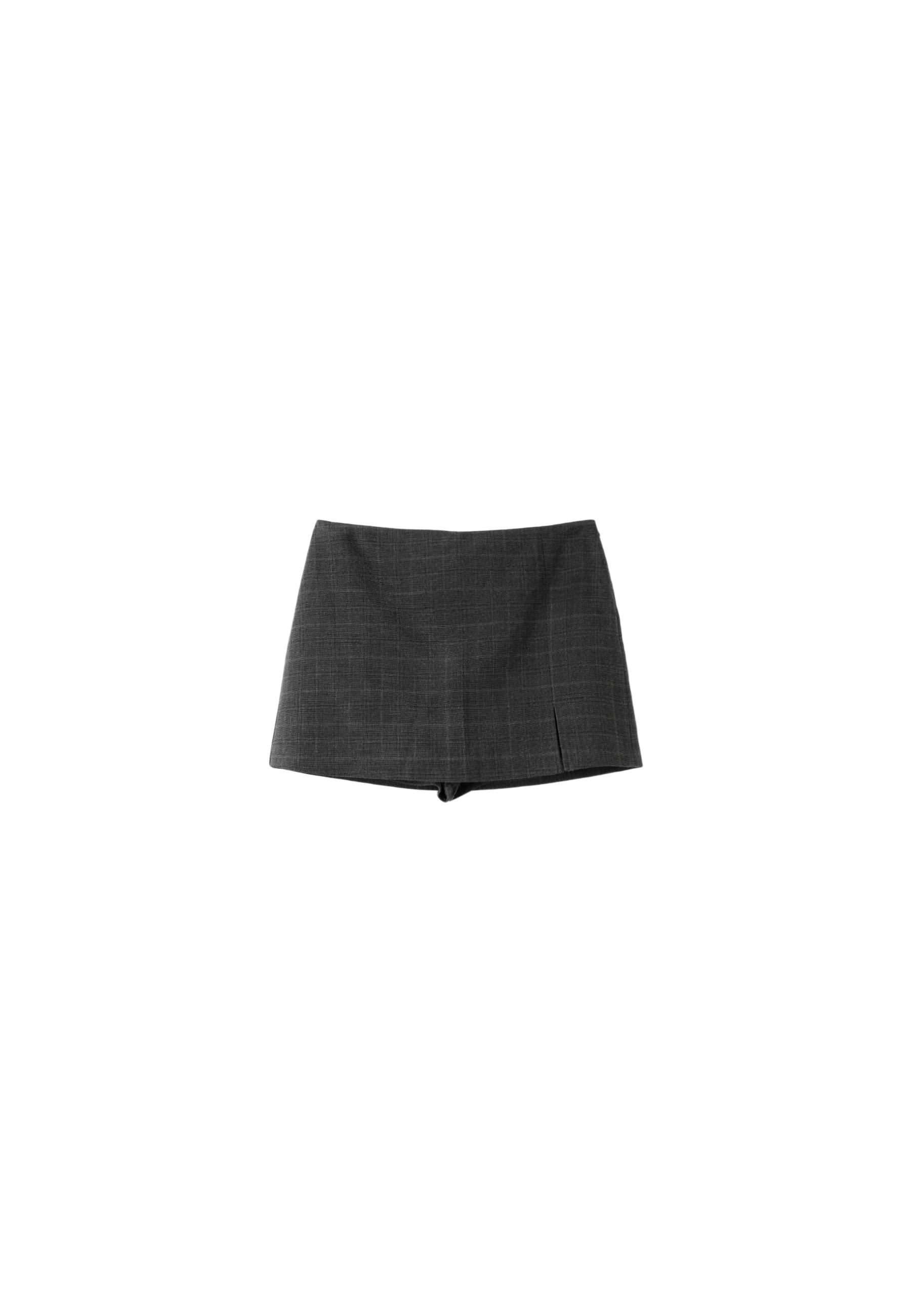 Side split skort — Beige