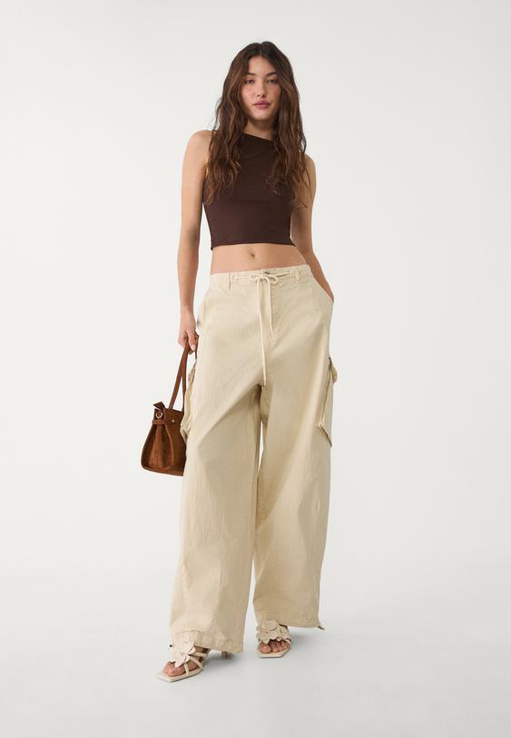 katoenen mouwloze top