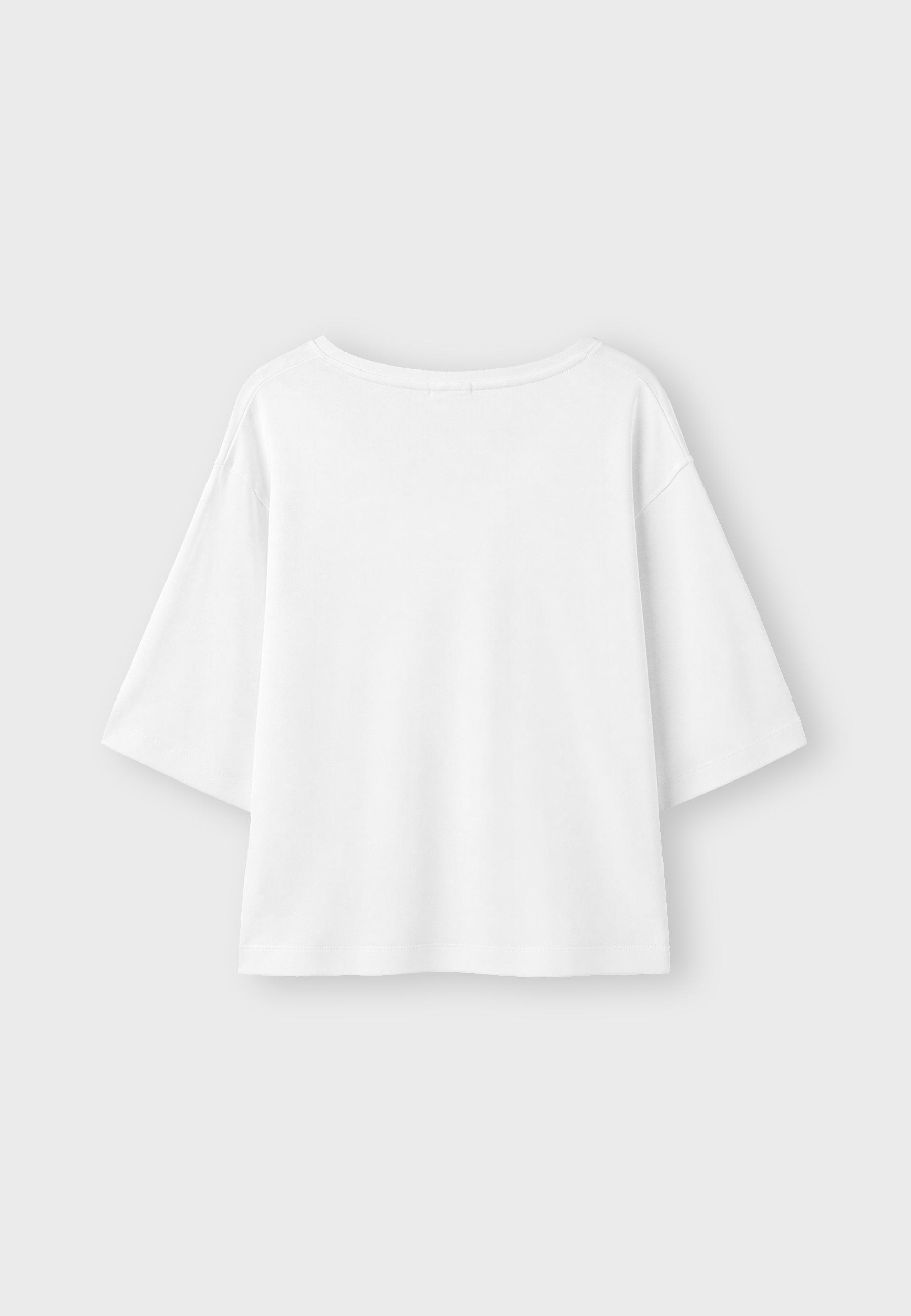 V-neck T-shirt — White