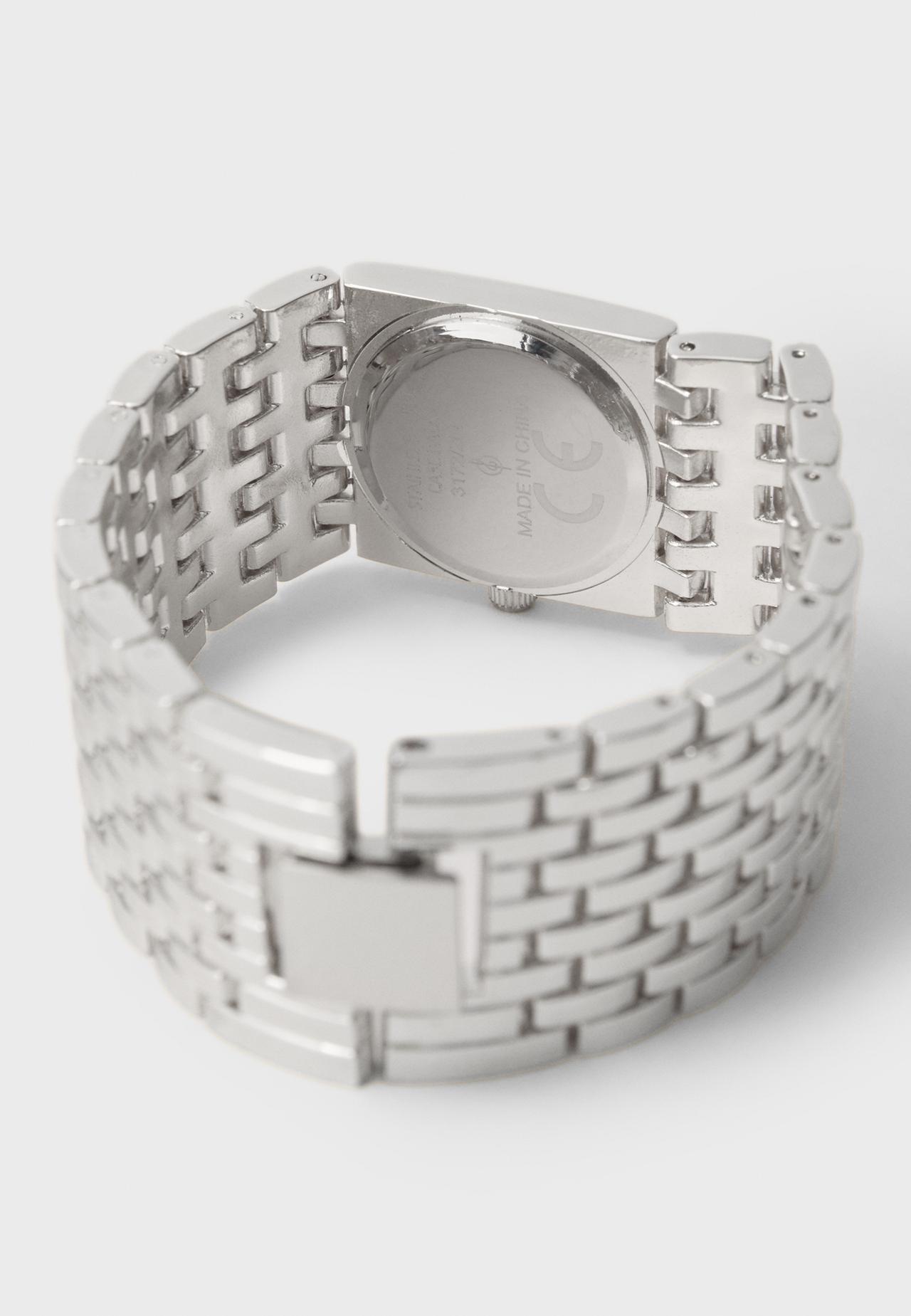 Wide chain watch — Grey