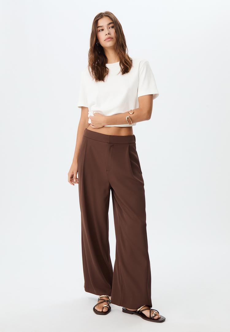 pantalon jupe culotte habille pinces