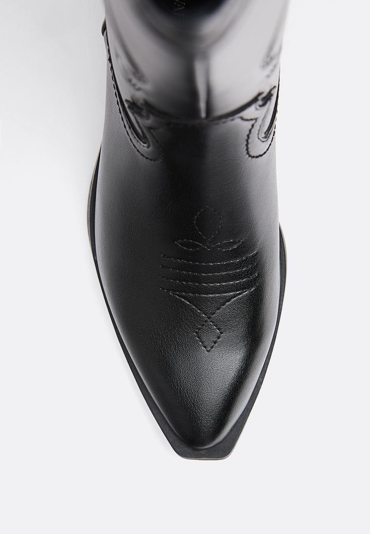 botas cowboy tacon