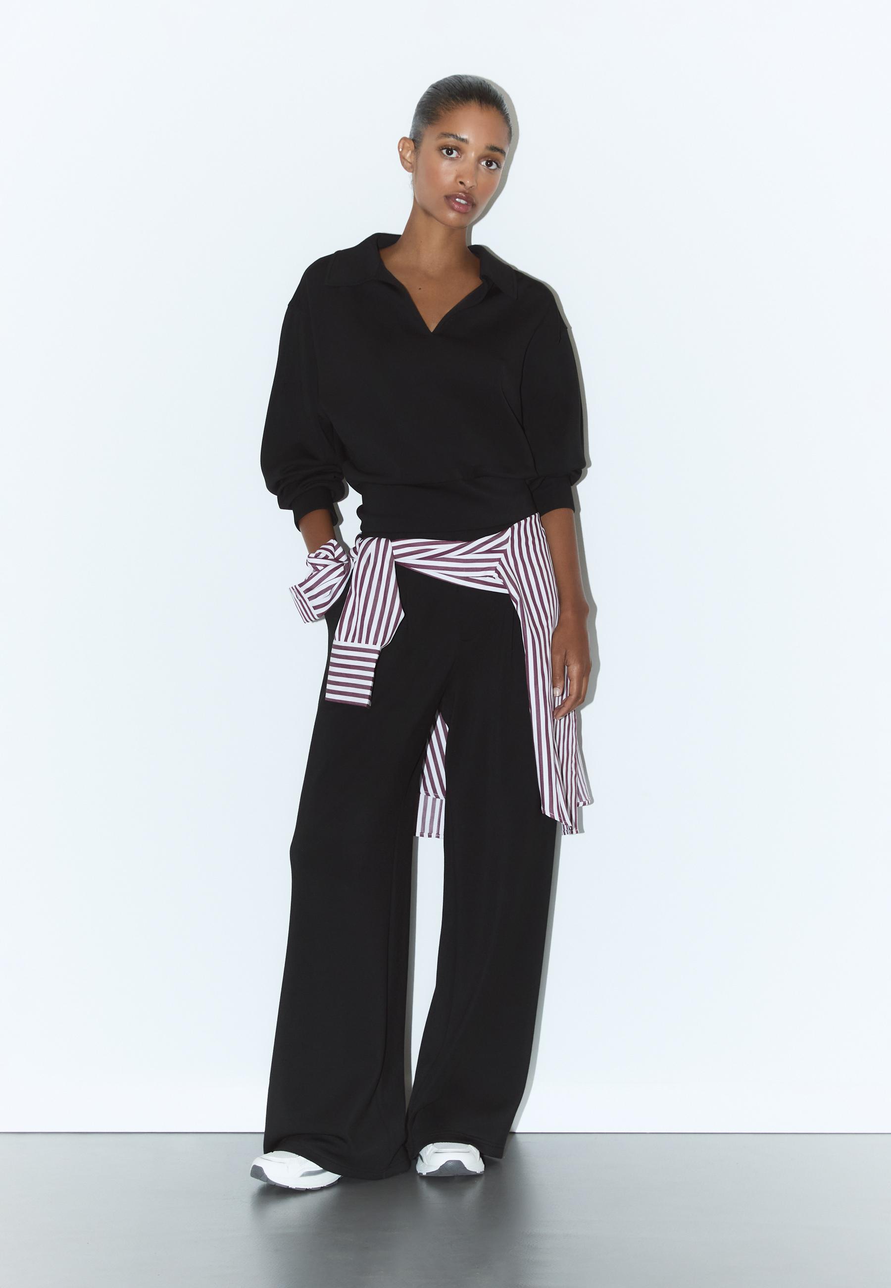 Pantalon de ville toucher doux - Mode femme | Stradivarius France