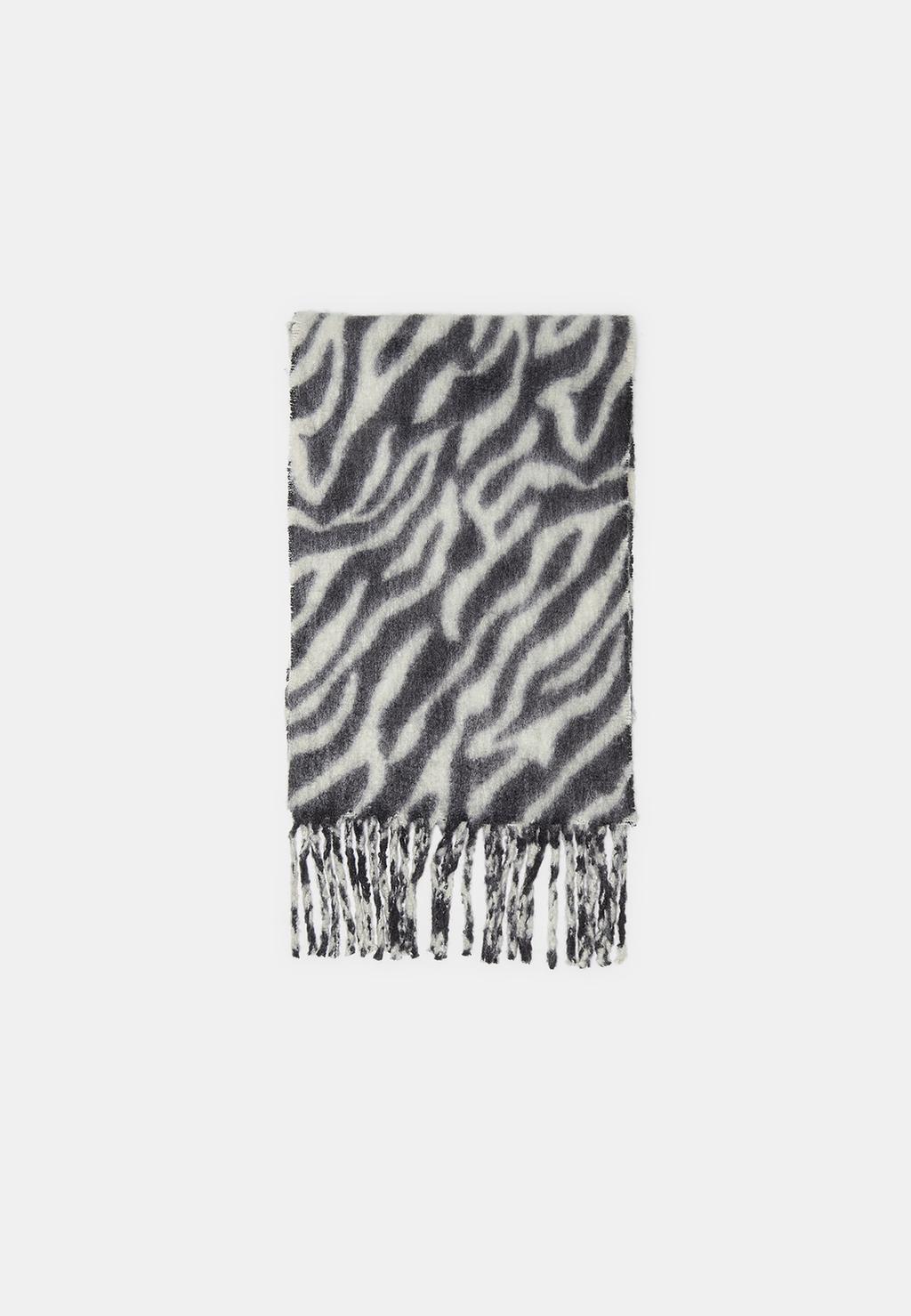 Animal print scarf