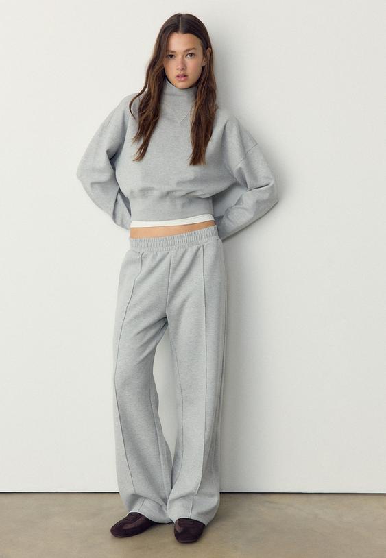 sudadera tacto suave interlock