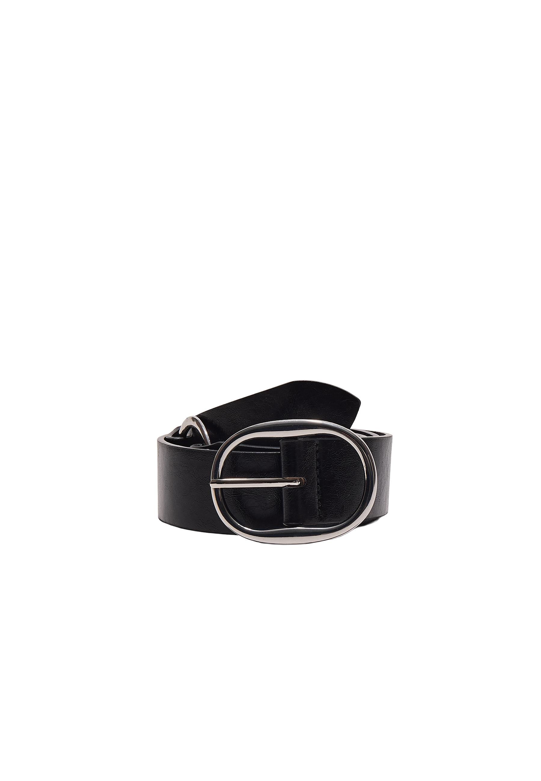 Side buckle belt — Black