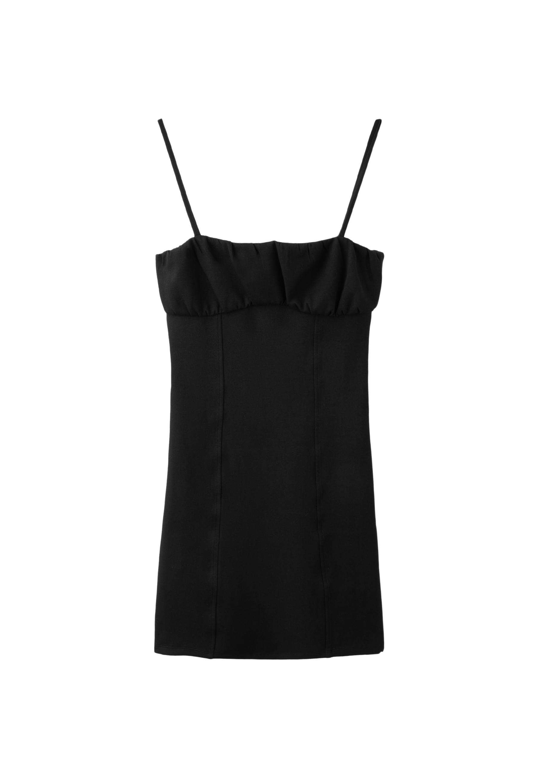 Short bandeau dress — Black