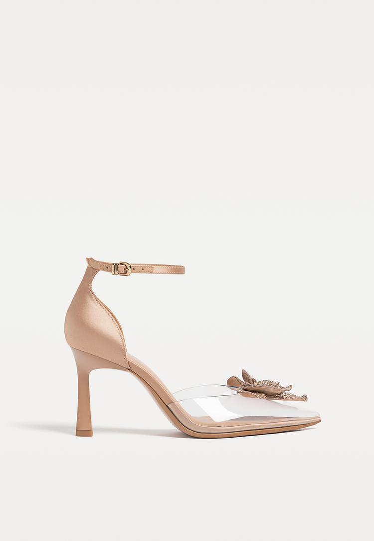 zapatos de tacon vinilo