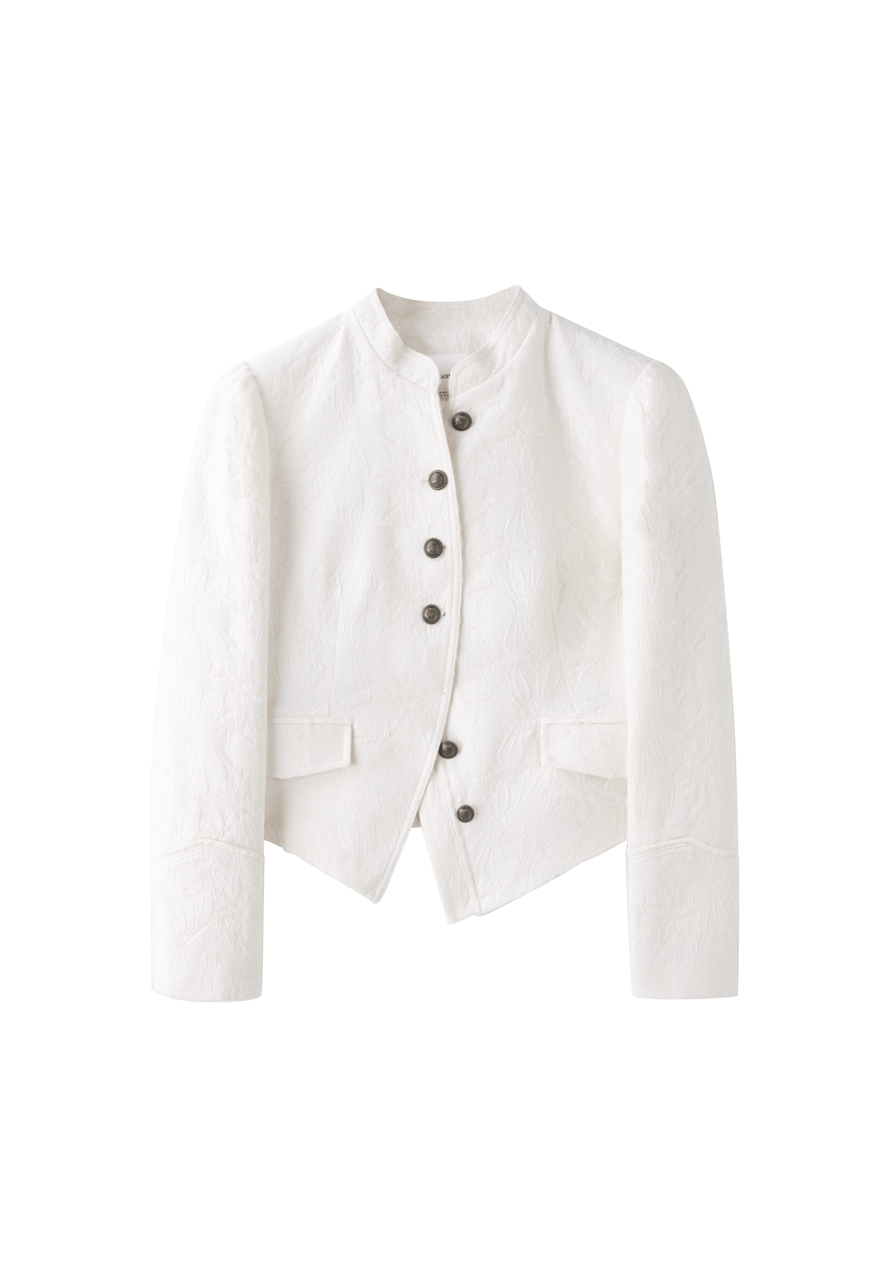 Jacquard blazer — Ecru