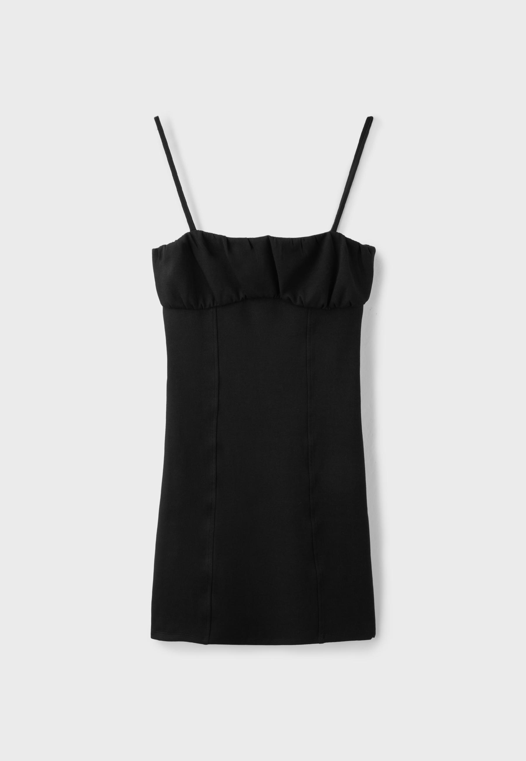 Short bandeau dress — Black