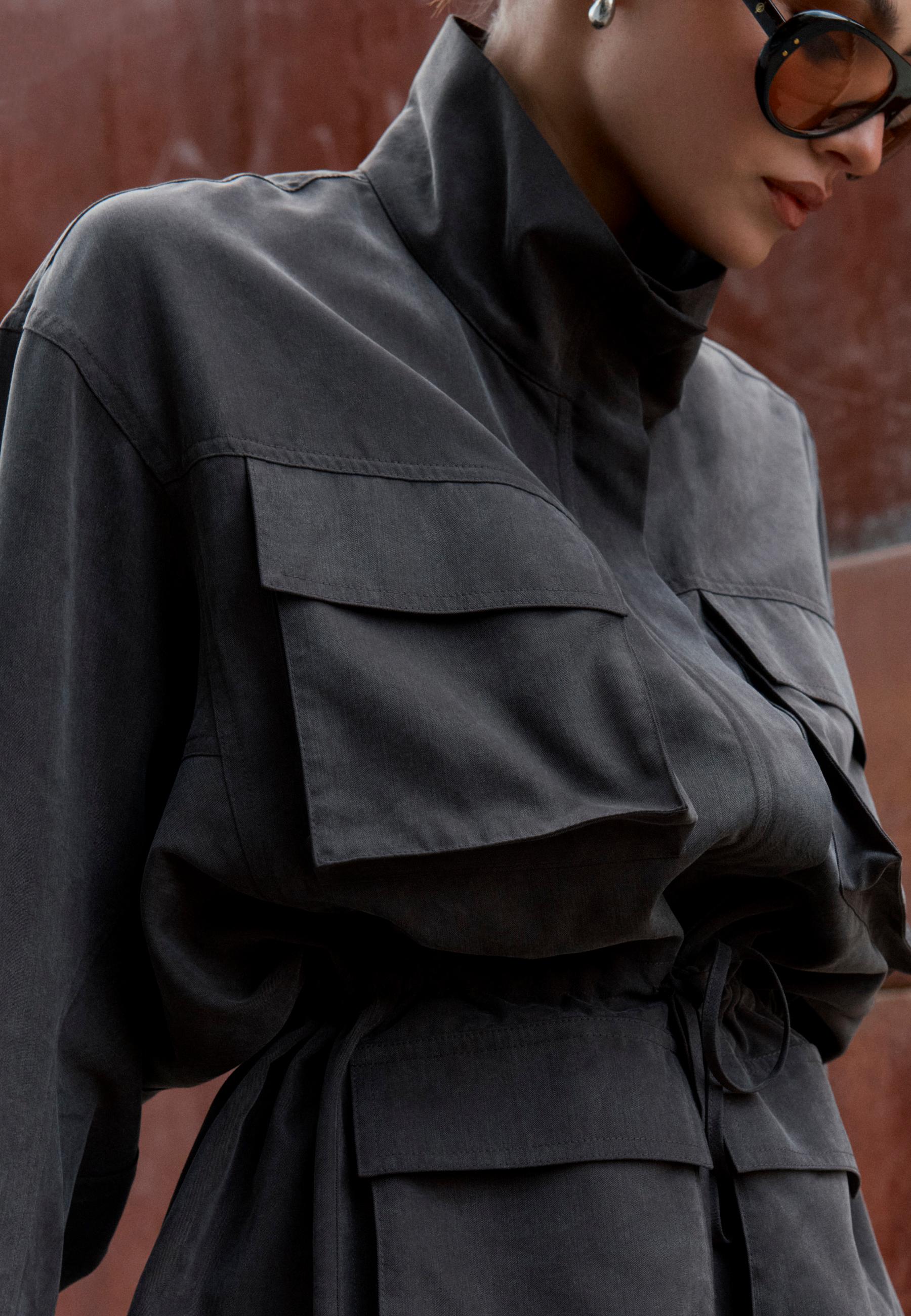 Fluid utility parka — Brown