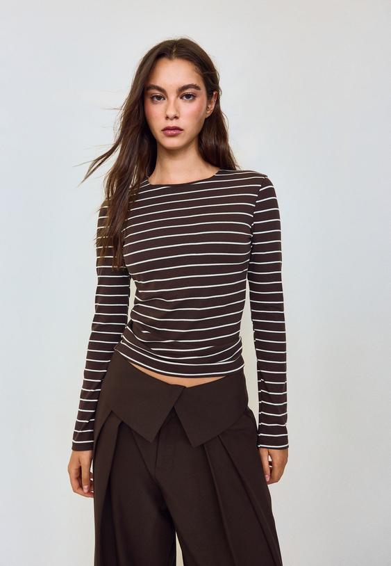 basic tshirt met lange mouw