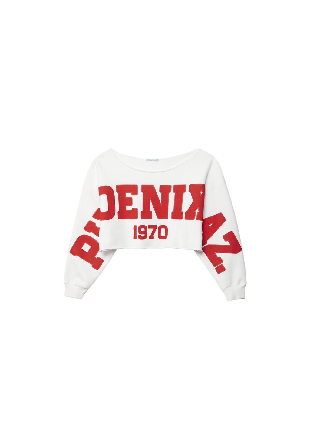 Sweat court col bateau