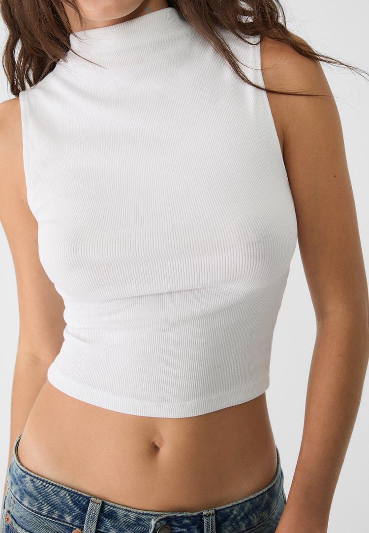 camiseta mini cuello