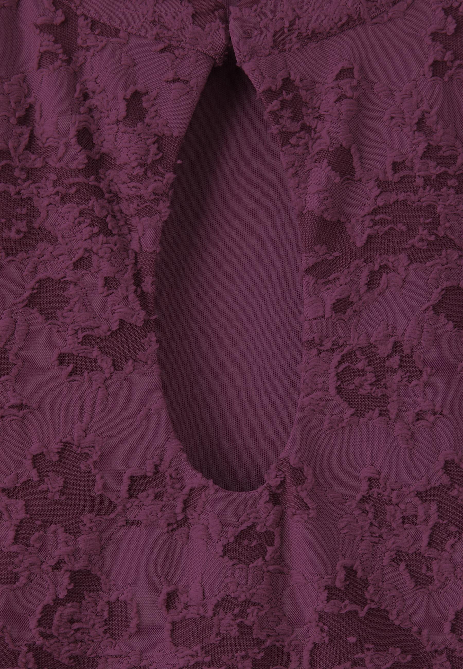 Jacquard midi dress — Purple