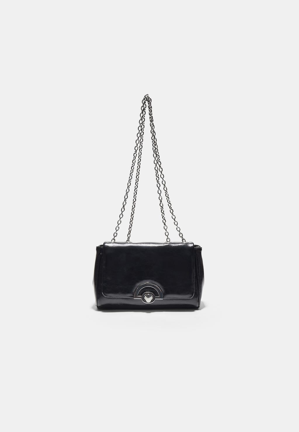 Sac bandoulière similicuir à boucle