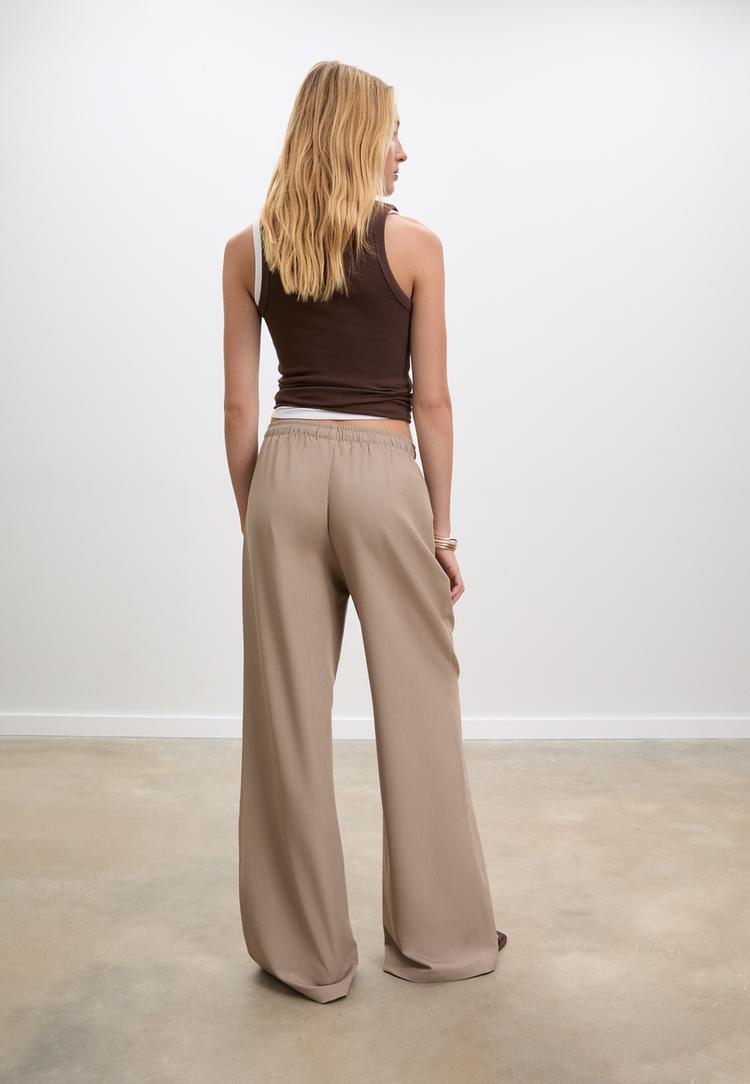 pantalon largo fluido vestir