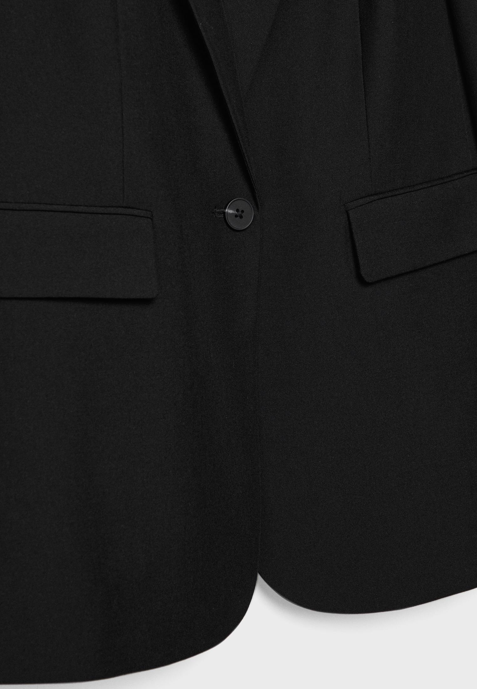 Regular fit blazer — Black