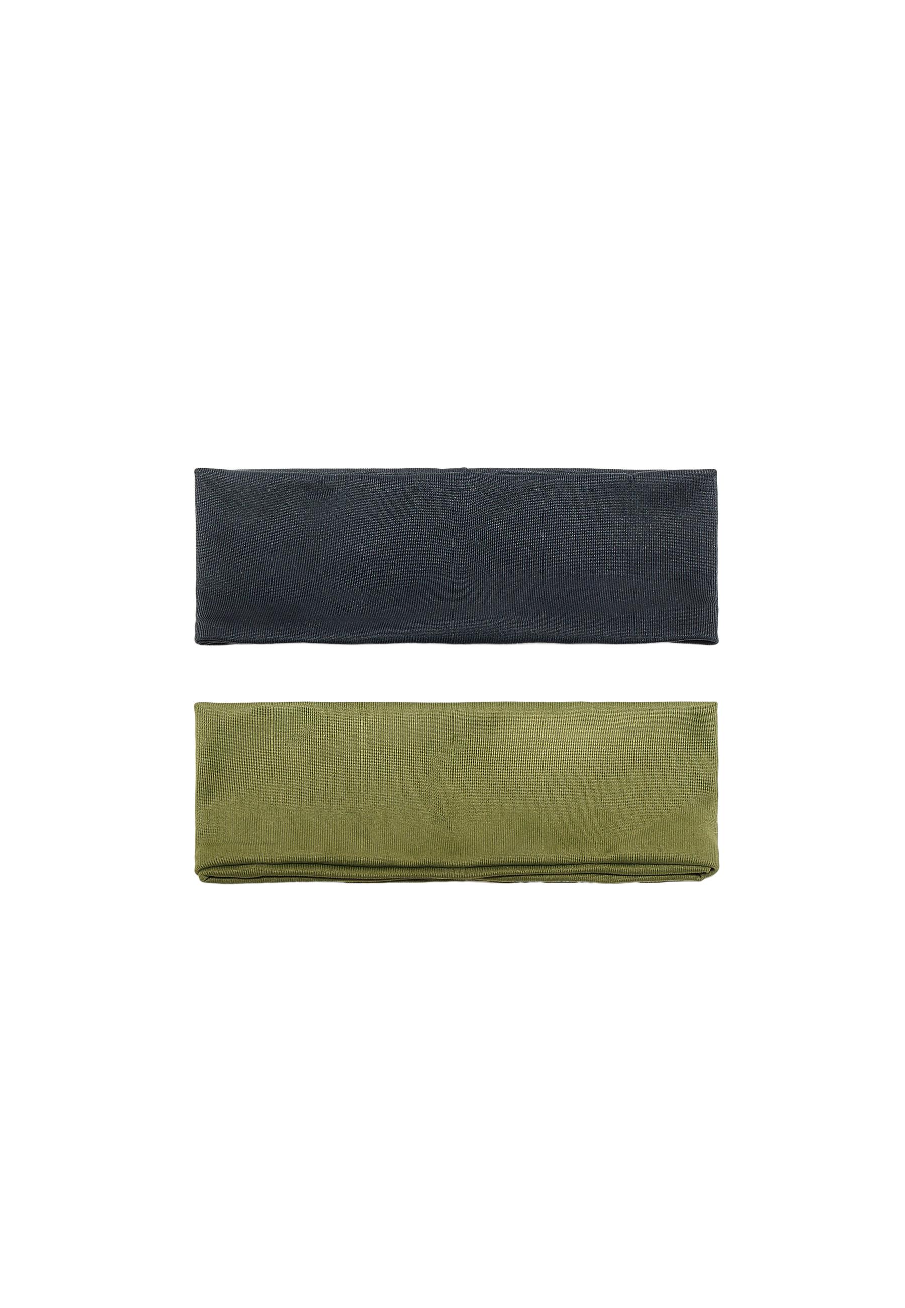 Set of 2 fur headbands — Khaki