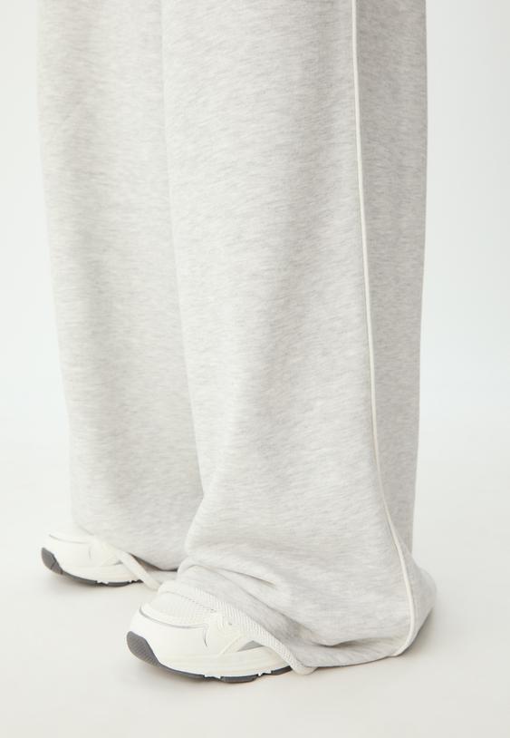 pantalon felpa wide leg vivo