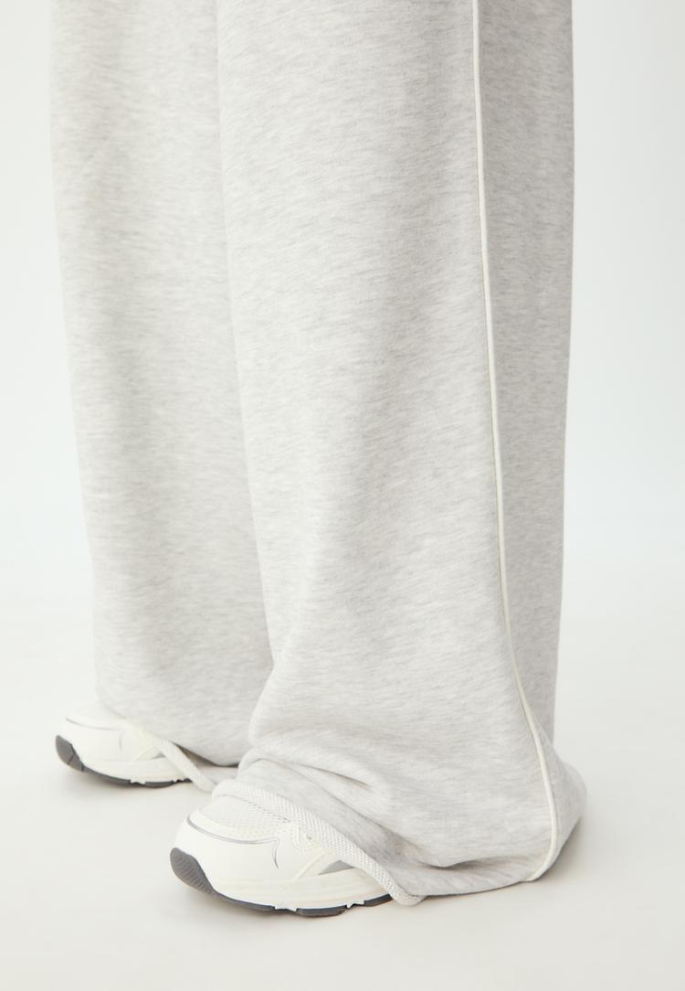 pantalon felpa wide leg vivo