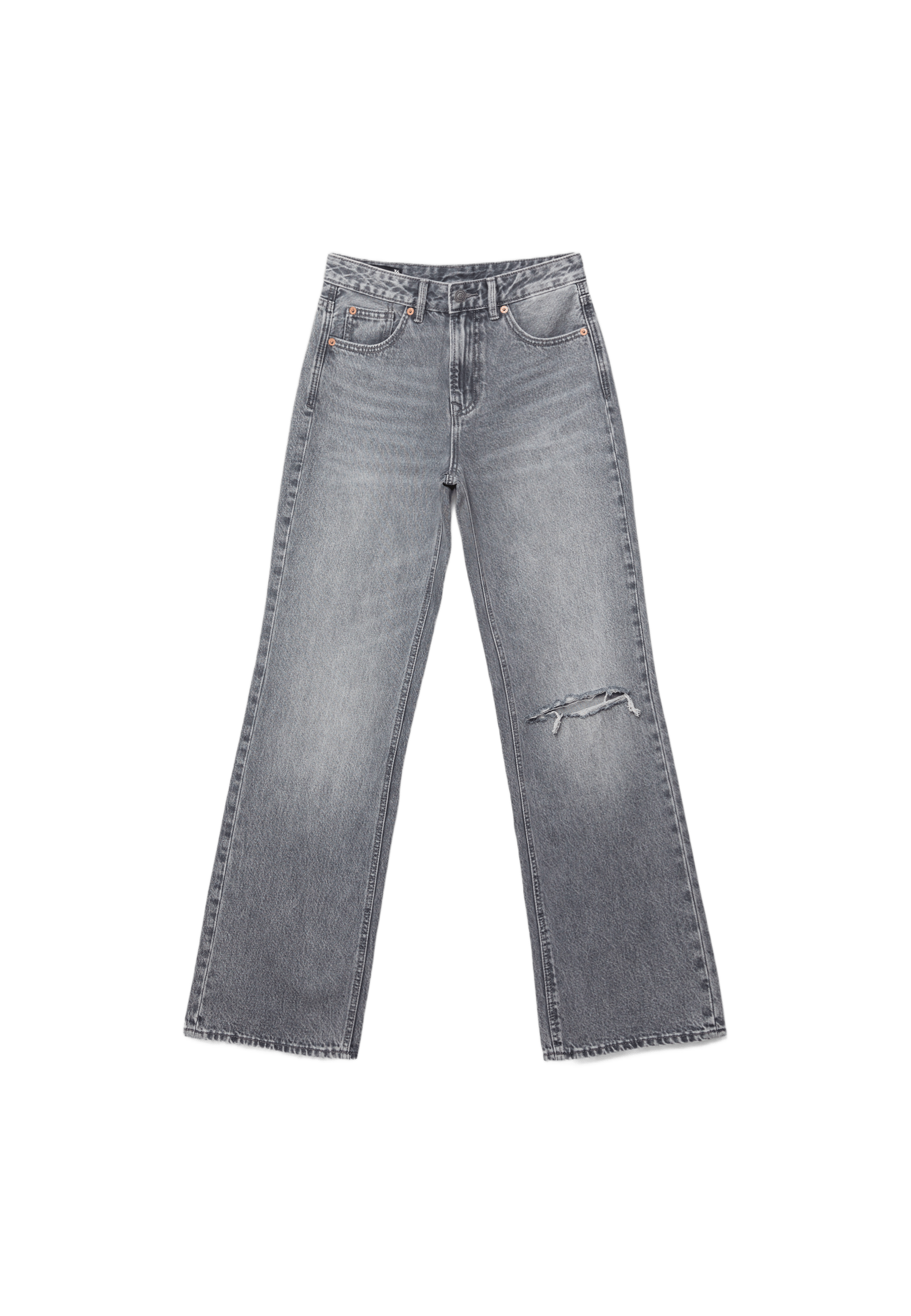 D92 straight fit geniş paça jean - Görsel 9