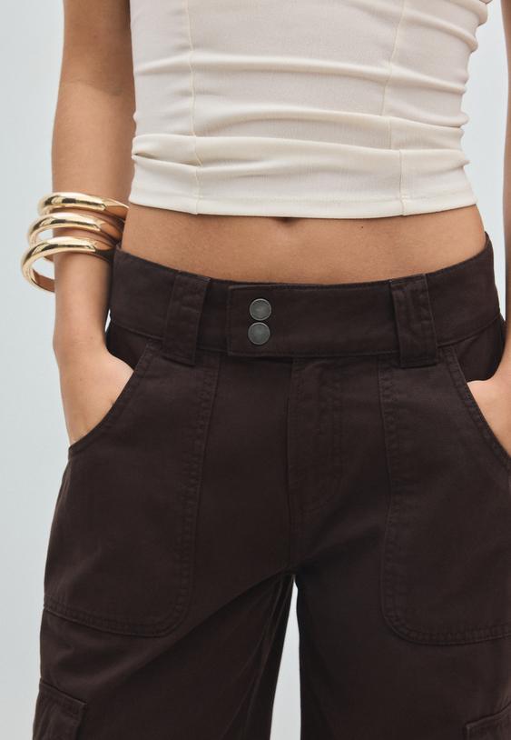 pantaloni cargo straight fit