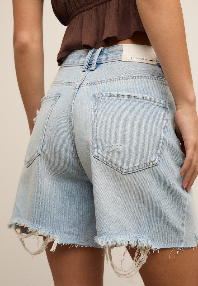 d93 short denim longline