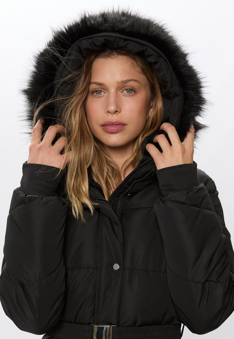 abrigo padding entallado