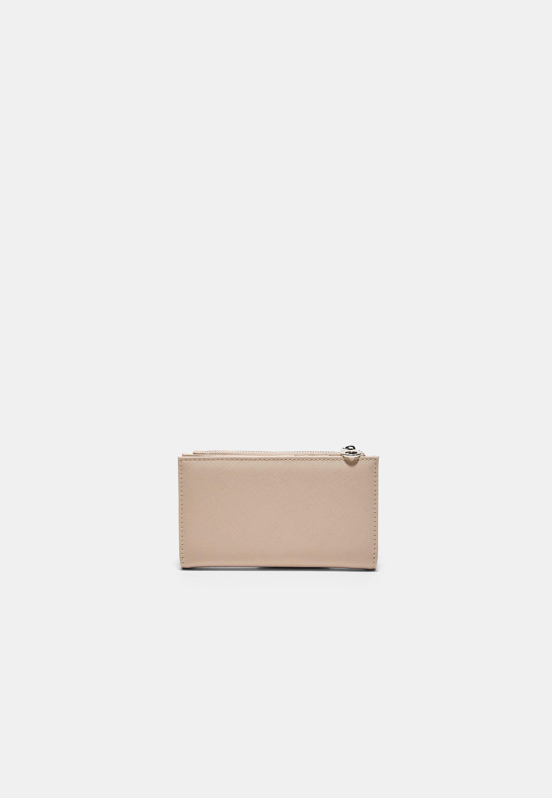 Basic zip-up purse — TRANSPARENT