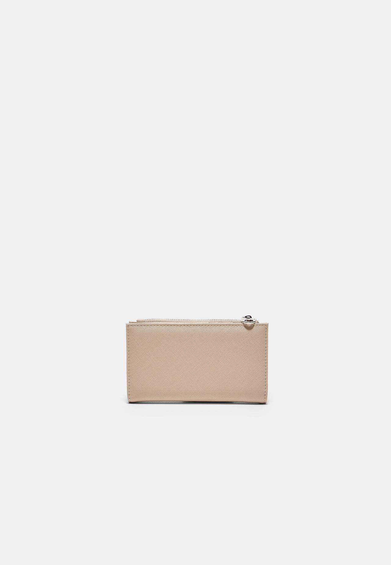 Basic zip-up purse — TRANSPARENT