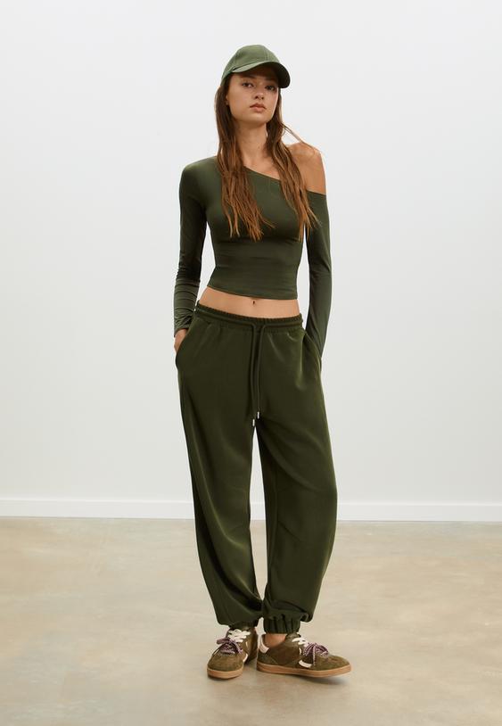 asymmetric polyamide t shirt