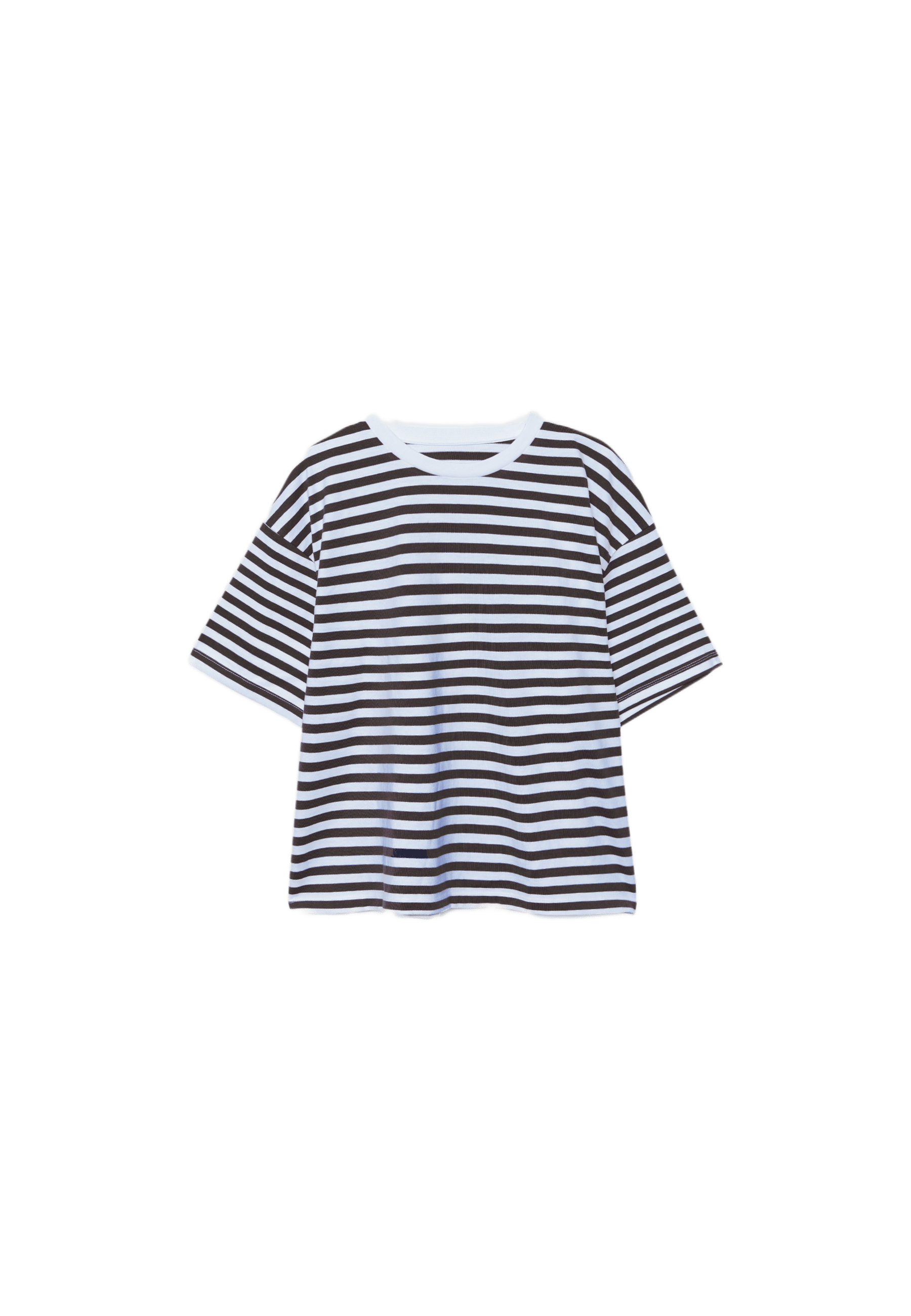 Boxy short sleeve T-shirt — Sky blue
