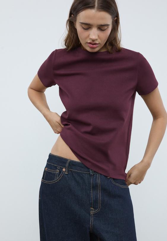 basic t shirt regular zachte touch