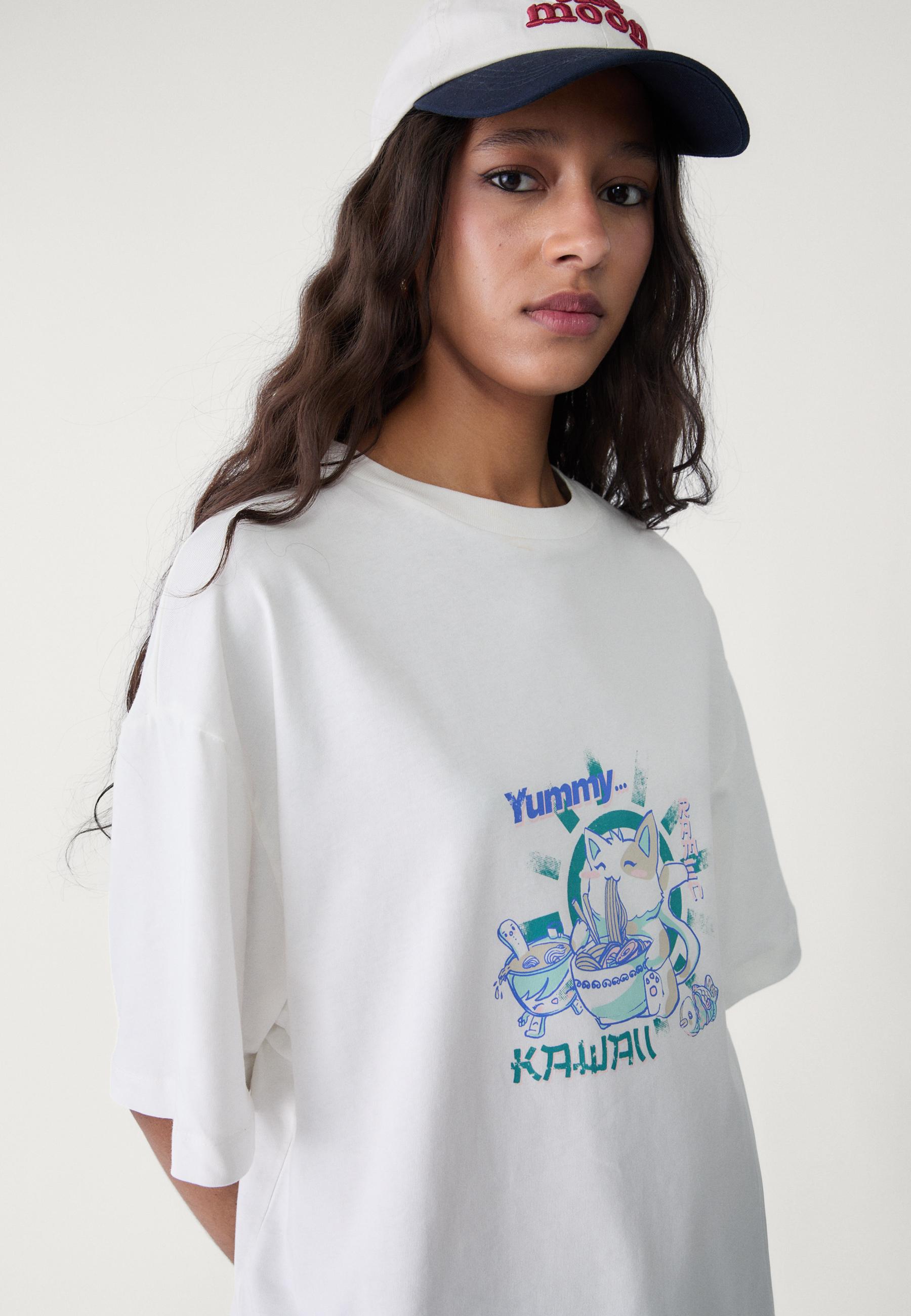 Tシャツ・カットソー DONDUP Woman T-Shirt Milk DS031JF0352DXXXW 004 DONDUP: T-shirt woman - Milk | Dondup t-shirt