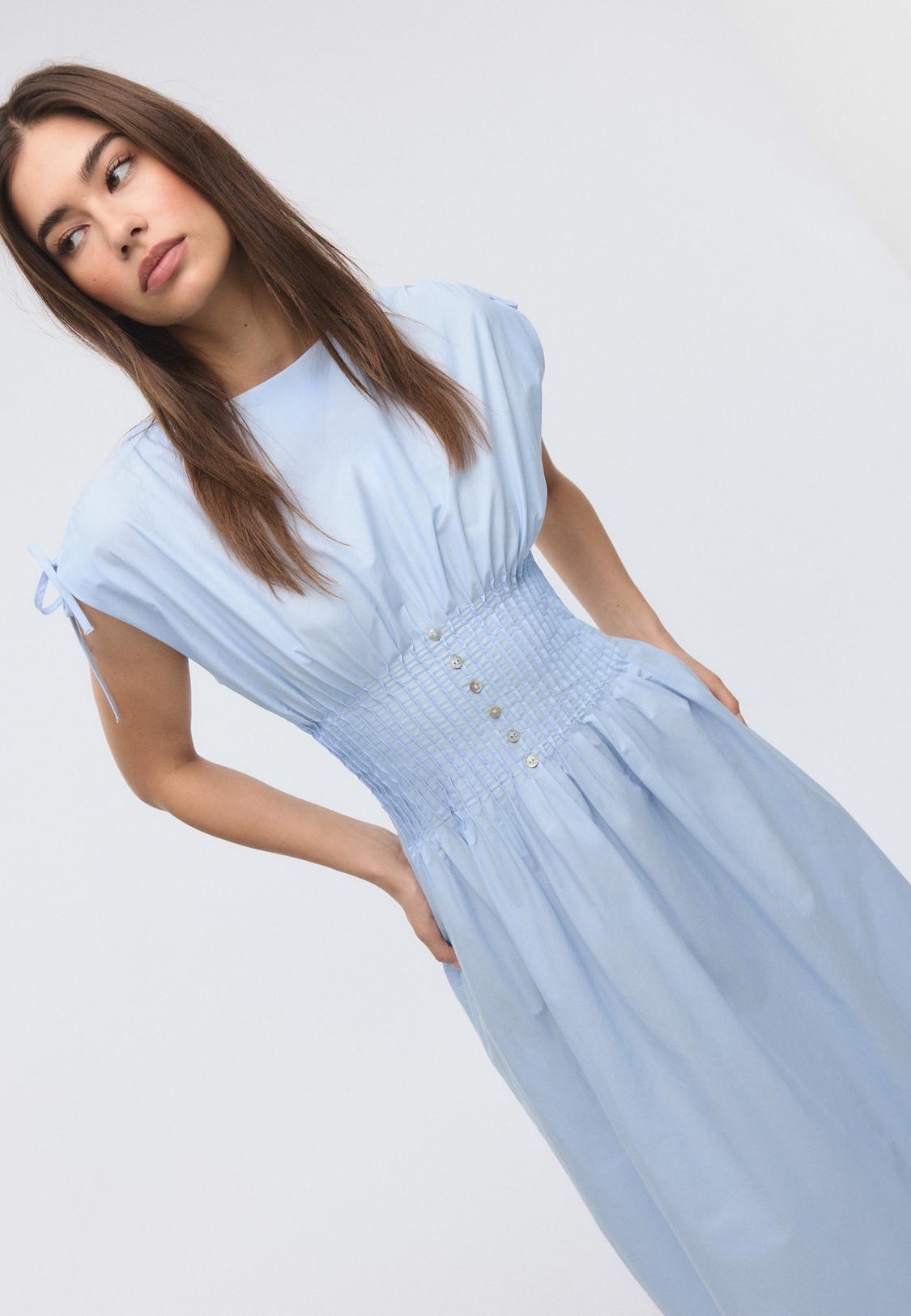 Pleated midi dress - Women's fashion | Stradivarius Jordan Pleated midi dress - Women's fashion | Stradivarius Jordan