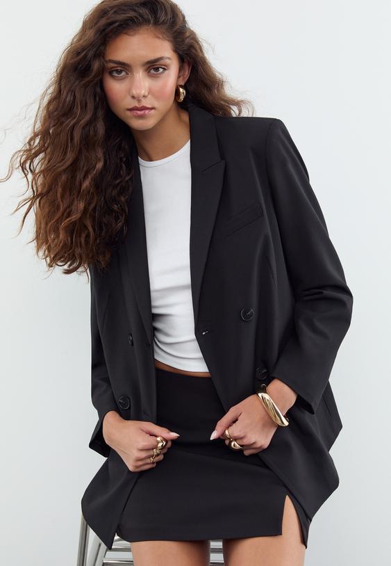 americana cruzada botones