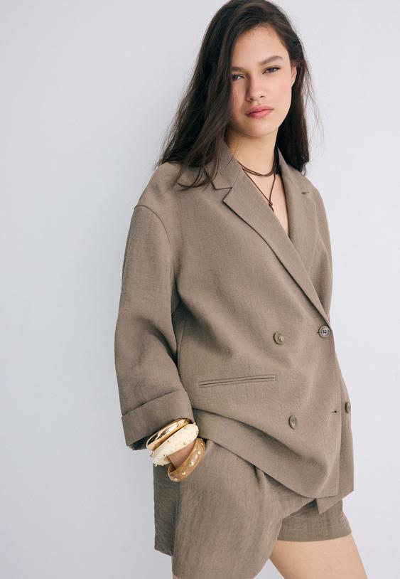 americana fluida doble botonadura