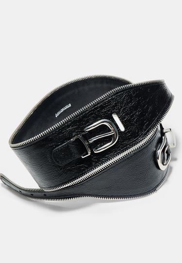 Wide zip-edge belt — Black 3