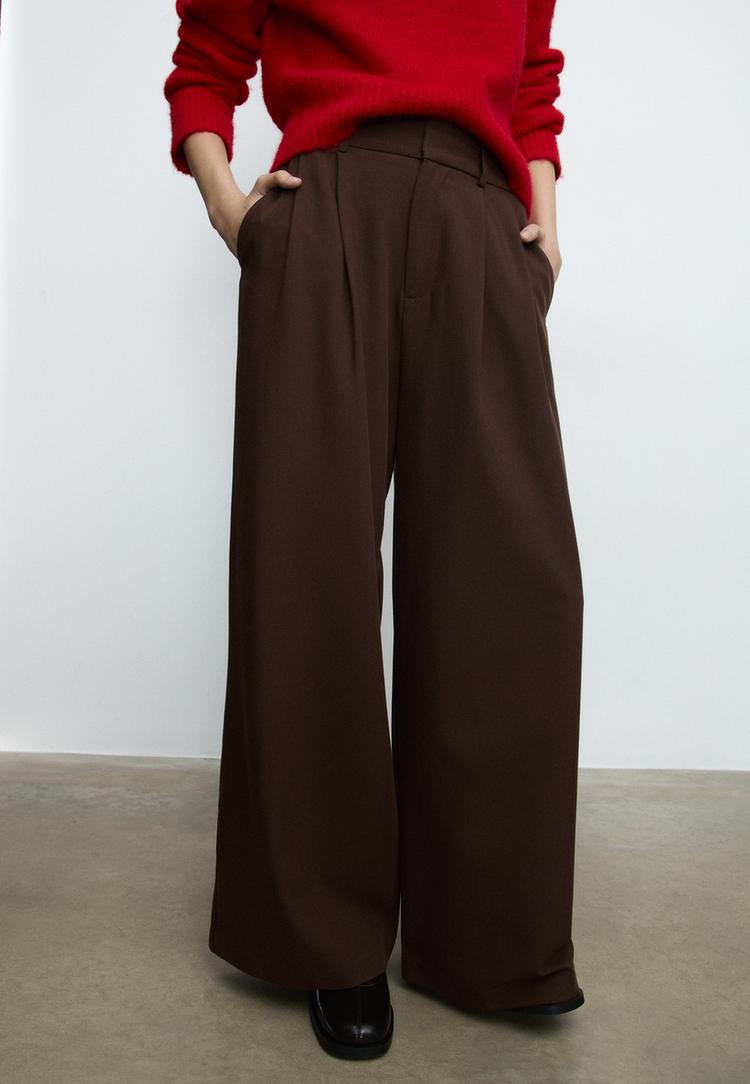 super wideleg adjustable trousers
