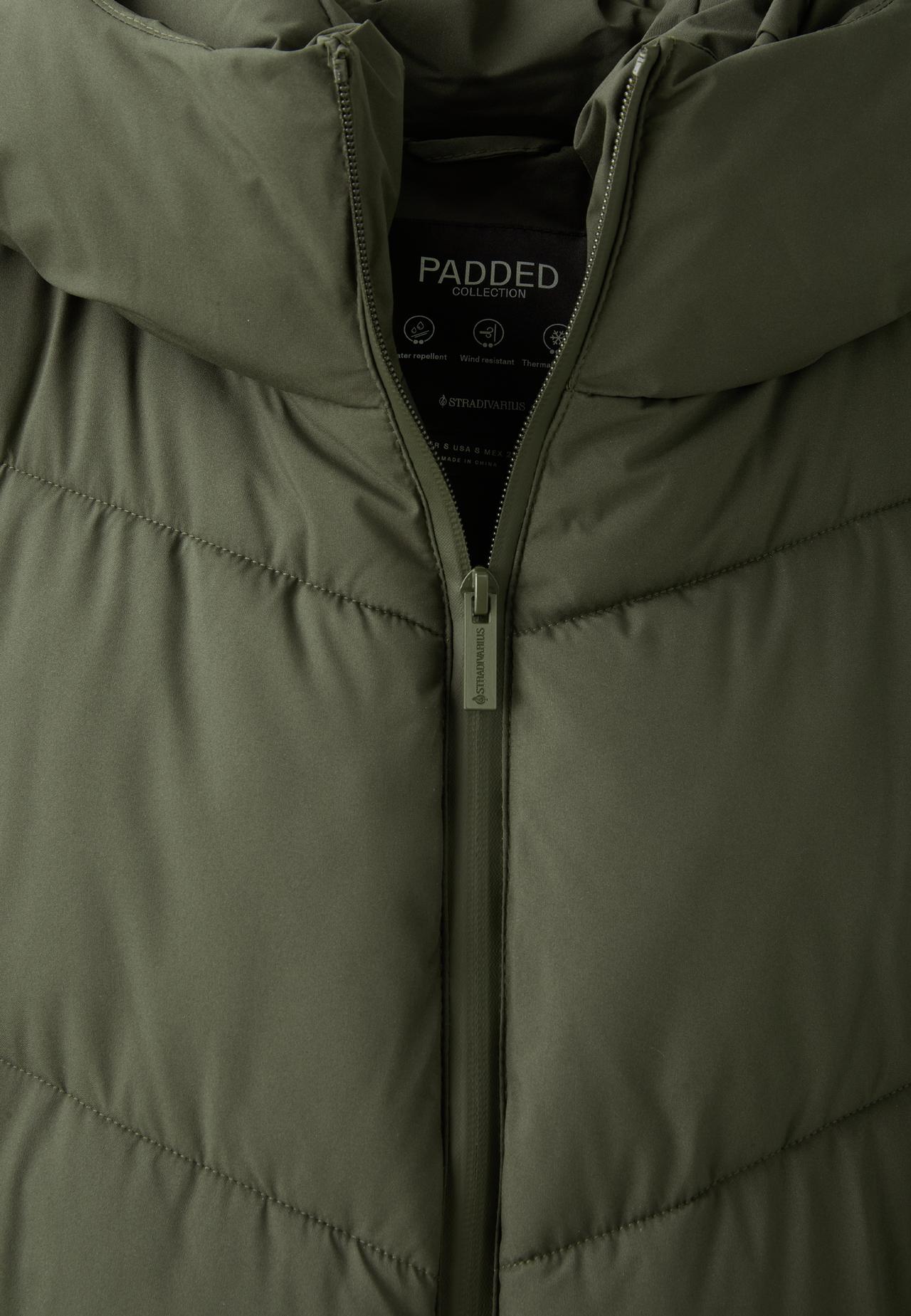 Basic puffer coat — Khaki