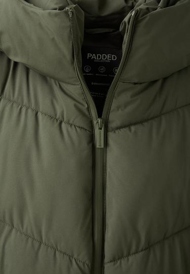 Basic puffer coat — Khaki 10