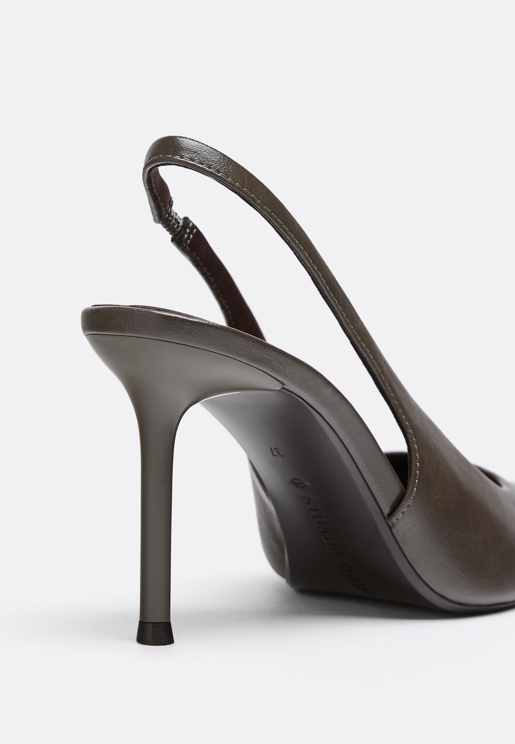 Slingback heels — GREY