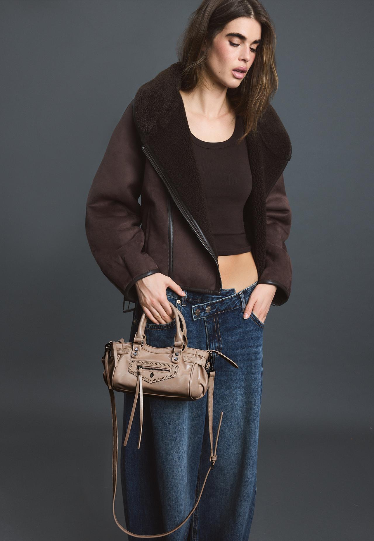 City crossbody bag — Stone