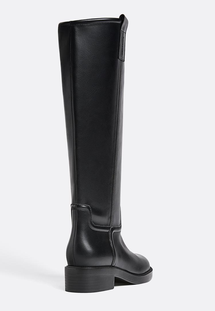botas planas hipicas