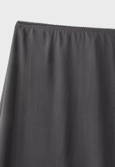 Tulle midi skirt — Dark grey 9